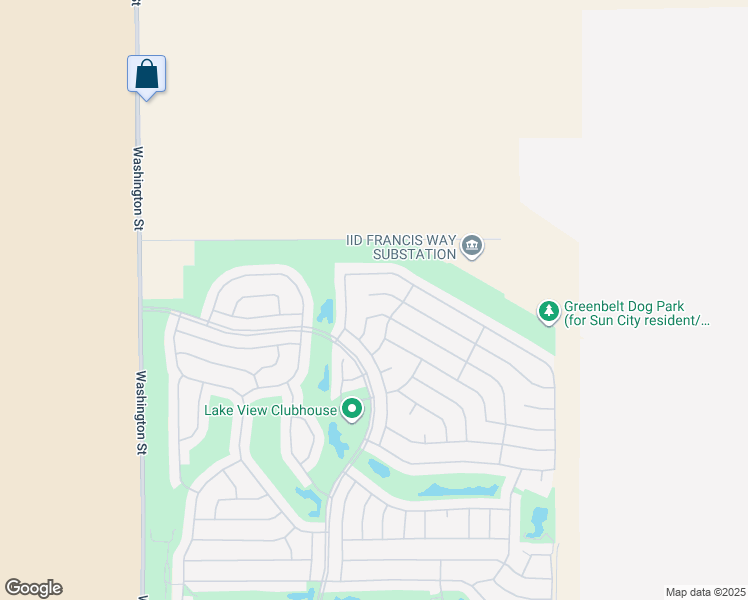 map of restaurants, bars, coffee shops, grocery stores, and more near 78591 Stansbury Court in Palm Desert