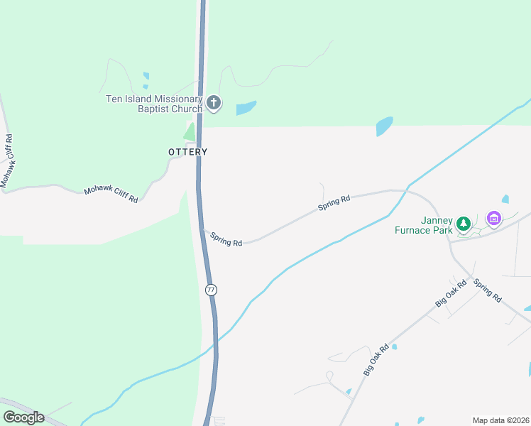 map of restaurants, bars, coffee shops, grocery stores, and more near 269 Spring Road in Ohatchee