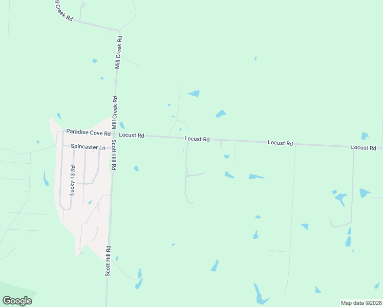 map of restaurants, bars, coffee shops, grocery stores, and more near 1318-1468 Locust Road in Pottsboro