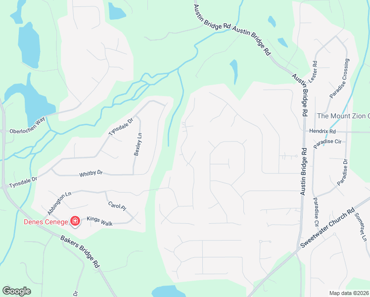 map of restaurants, bars, coffee shops, grocery stores, and more near 295 Warrenton Drive in Douglasville