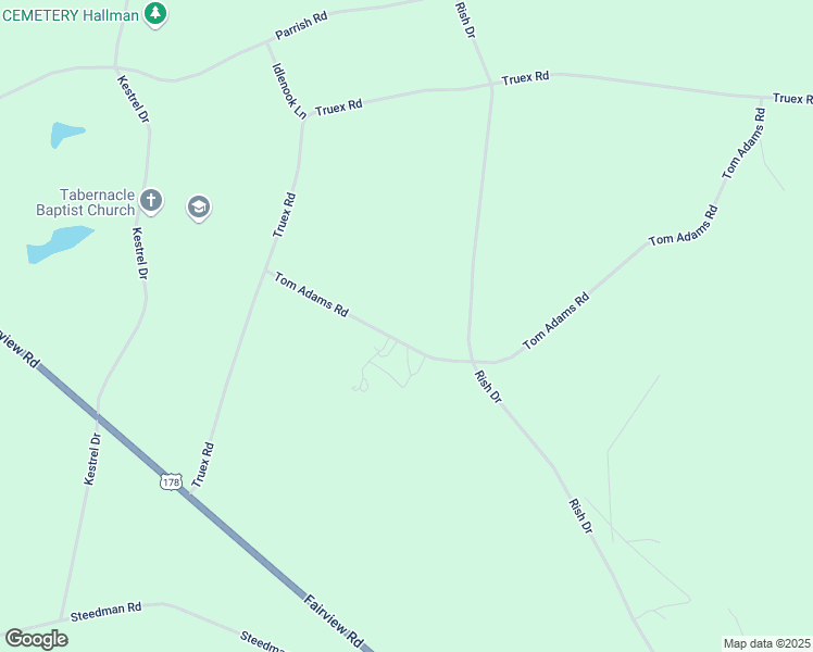 map of restaurants, bars, coffee shops, grocery stores, and more near 432 Tom Adams Road in Lexington County