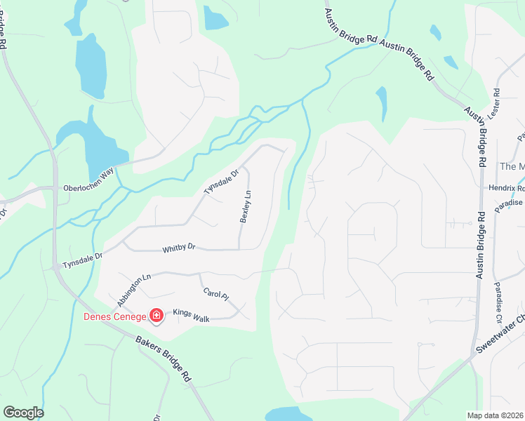 map of restaurants, bars, coffee shops, grocery stores, and more near 665 Whitby Drive in Douglasville