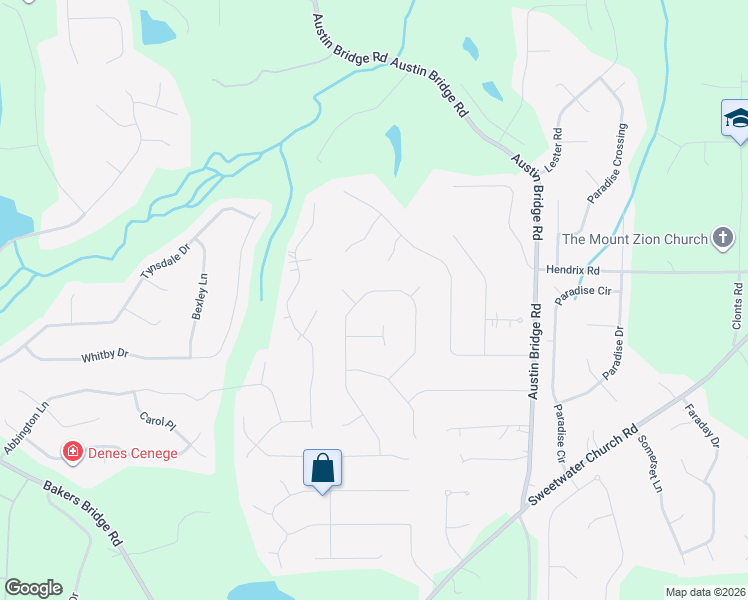 map of restaurants, bars, coffee shops, grocery stores, and more near 387 Magnolia Drive in Douglasville