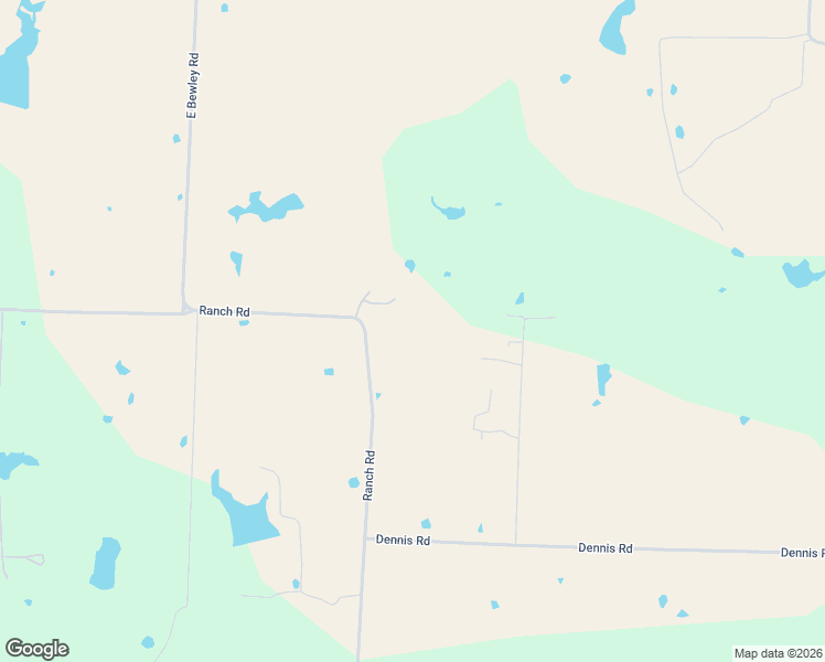 map of restaurants, bars, coffee shops, grocery stores, and more near 2869 Ranch Road in Whitesboro