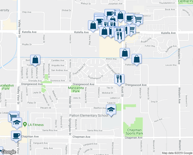 map of restaurants, bars, coffee shops, grocery stores, and more near 11398 Matinicus Court in Cypress