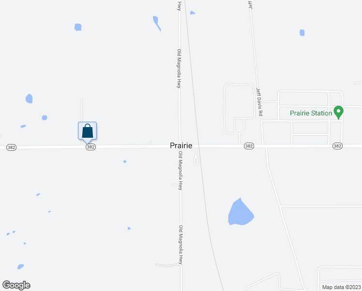 map of restaurants, bars, coffee shops, grocery stores, and more near in Prairie