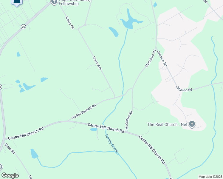 map of restaurants, bars, coffee shops, grocery stores, and more near 3805 Green Avenue in Loganville