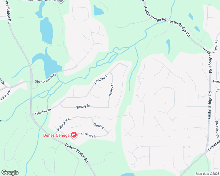 map of restaurants, bars, coffee shops, grocery stores, and more near 144 Bexley Lane in Douglasville