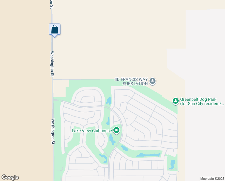 map of restaurants, bars, coffee shops, grocery stores, and more near 34761 Blake Drive in Palm Desert