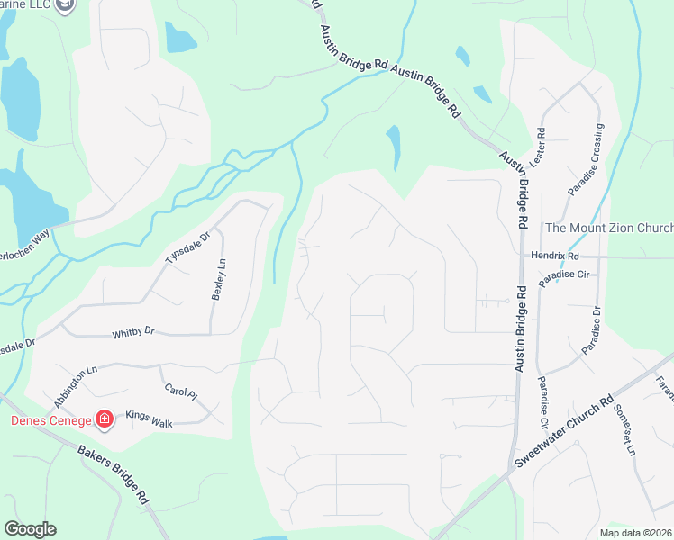 map of restaurants, bars, coffee shops, grocery stores, and more near 61 Mulberry Place in Douglasville
