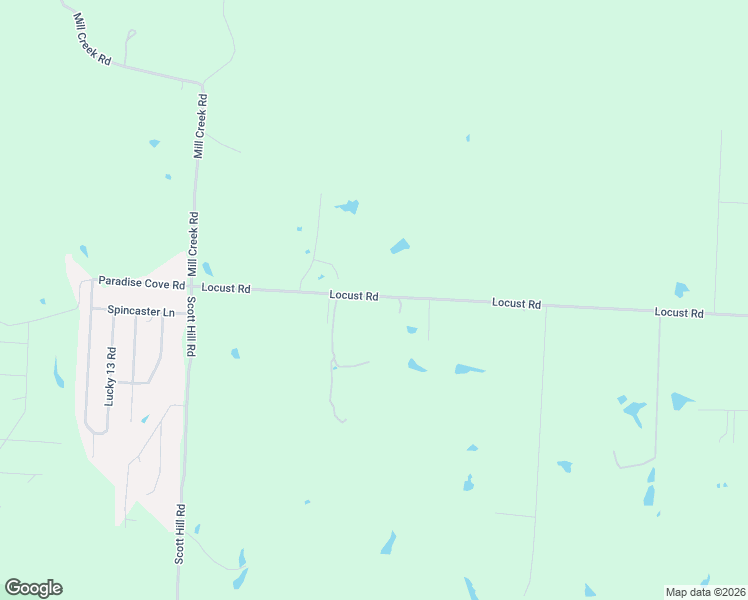 map of restaurants, bars, coffee shops, grocery stores, and more near 1080 Locust Road in Pottsboro