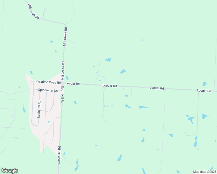 map of restaurants, bars, coffee shops, grocery stores, and more near 1318-1468 Locust Road in Pottsboro