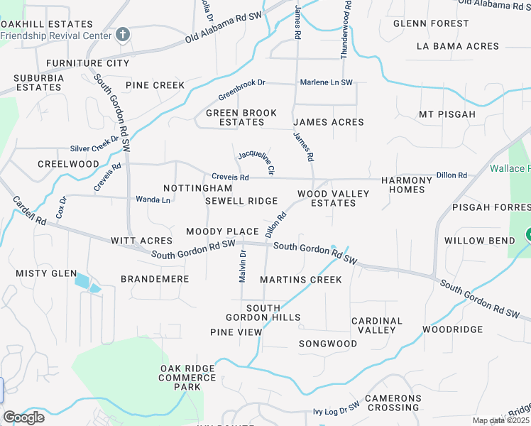 map of restaurants, bars, coffee shops, grocery stores, and more near 6405 Grafton Drive in Austell