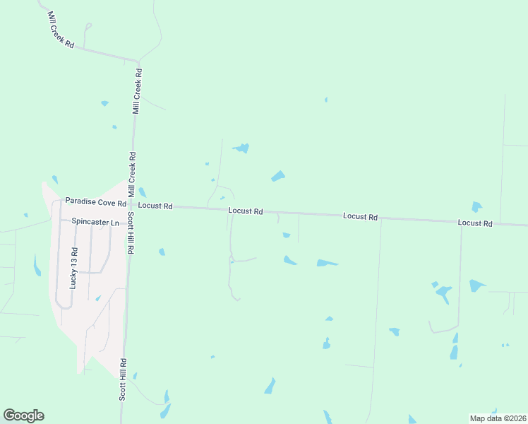 map of restaurants, bars, coffee shops, grocery stores, and more near 1318 Locust Road in Pottsboro