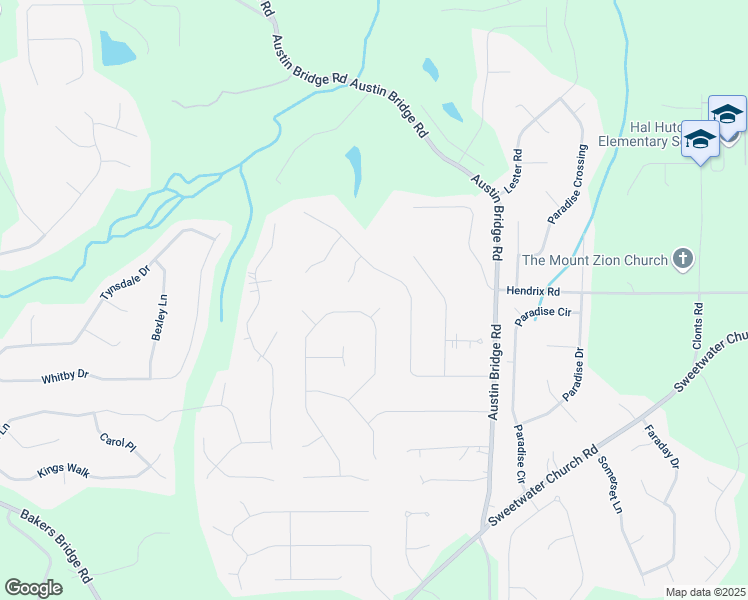 map of restaurants, bars, coffee shops, grocery stores, and more near 51 Brampton Way in Douglasville