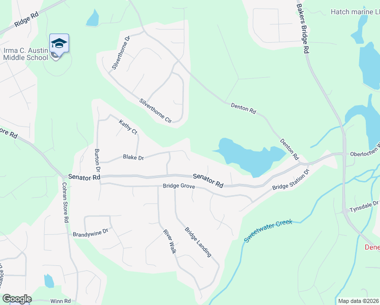 map of restaurants, bars, coffee shops, grocery stores, and more near 465 Blake Drive in Douglasville