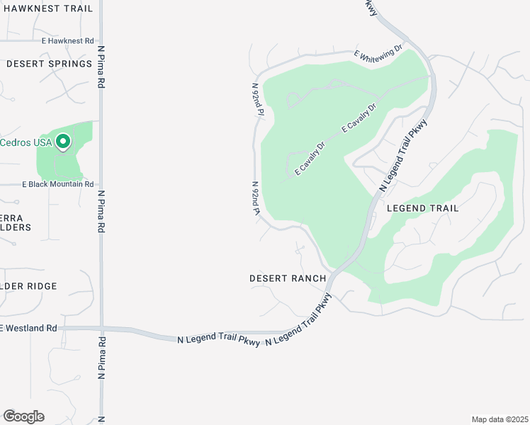 map of restaurants, bars, coffee shops, grocery stores, and more near 34574 North 92nd Place in Scottsdale