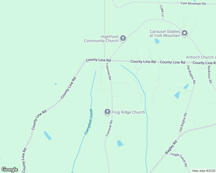 map of restaurants, bars, coffee shops, grocery stores, and more near 9911 Trammel Road in Dora