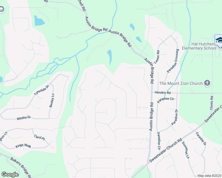 map of restaurants, bars, coffee shops, grocery stores, and more near 51 Brampton Way in Douglasville