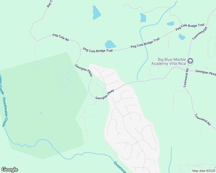map of restaurants, bars, coffee shops, grocery stores, and more near 56 Lanvale Lane in Villa Rica