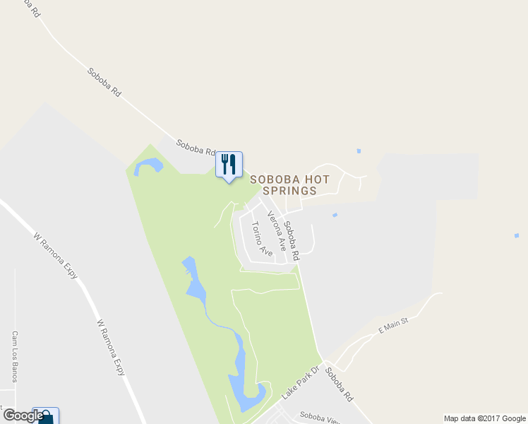 map of restaurants, bars, coffee shops, grocery stores, and more near 940 Verona Avenue in San Jacinto