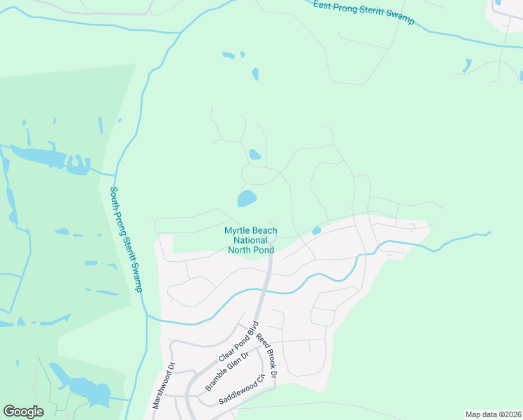 map of restaurants, bars, coffee shops, grocery stores, and more near 2990 Clear Pond Boulevard in Conway