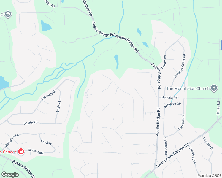 map of restaurants, bars, coffee shops, grocery stores, and more near 61 Provident Place in Douglasville