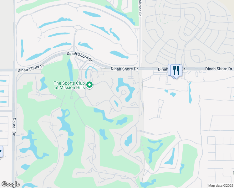 map of restaurants, bars, coffee shops, grocery stores, and more near 2 Wimbledon Drive in Rancho Mirage