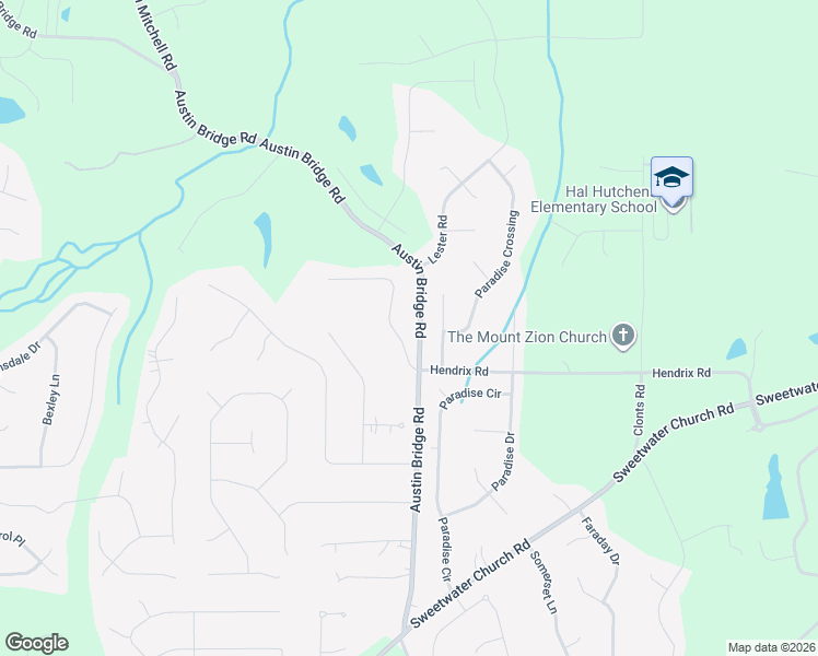 map of restaurants, bars, coffee shops, grocery stores, and more near 98 Oliver Ct in Douglasville
