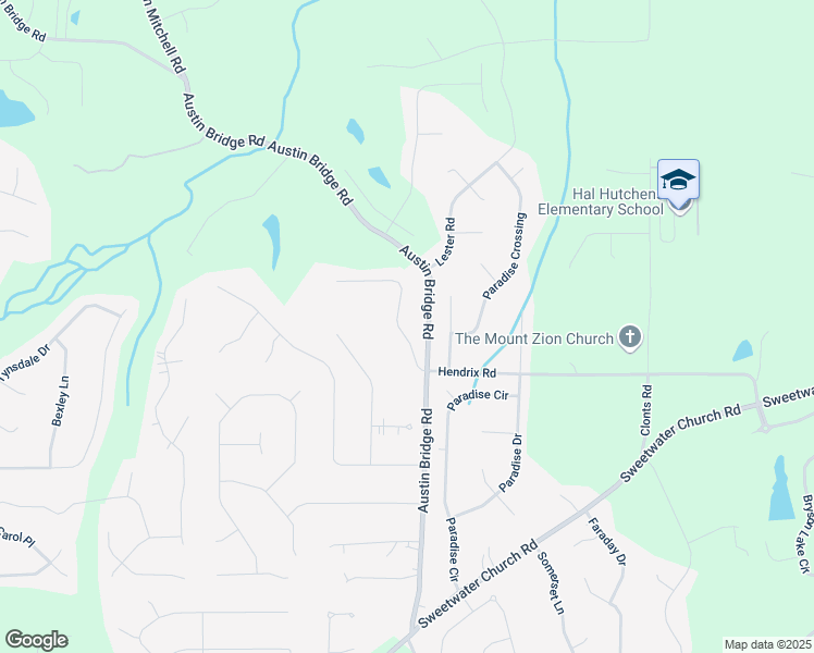 map of restaurants, bars, coffee shops, grocery stores, and more near 120 Oliver Court in Douglasville