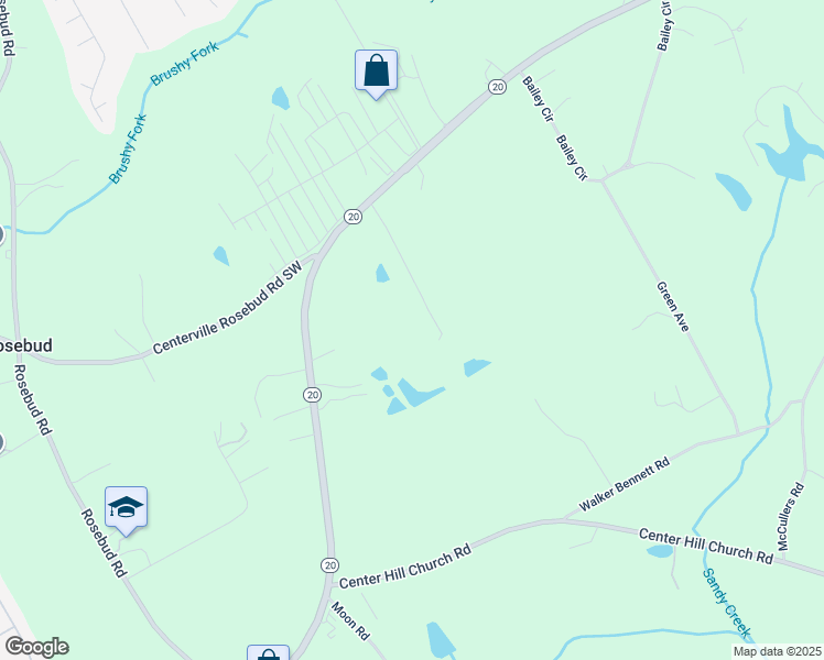 map of restaurants, bars, coffee shops, grocery stores, and more near 6200 Georgia 20 in Loganville