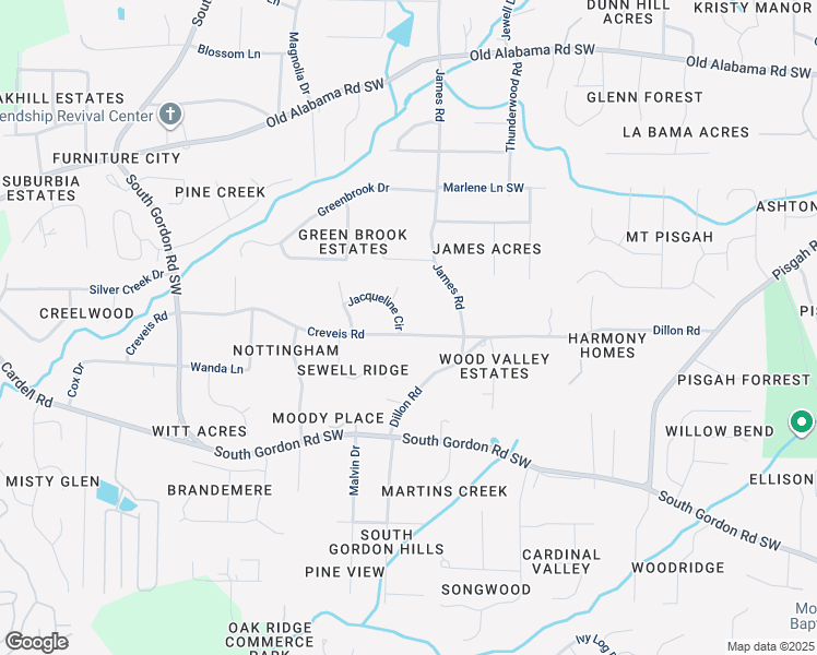 map of restaurants, bars, coffee shops, grocery stores, and more near 1520 Jacqueline Circle in Austell