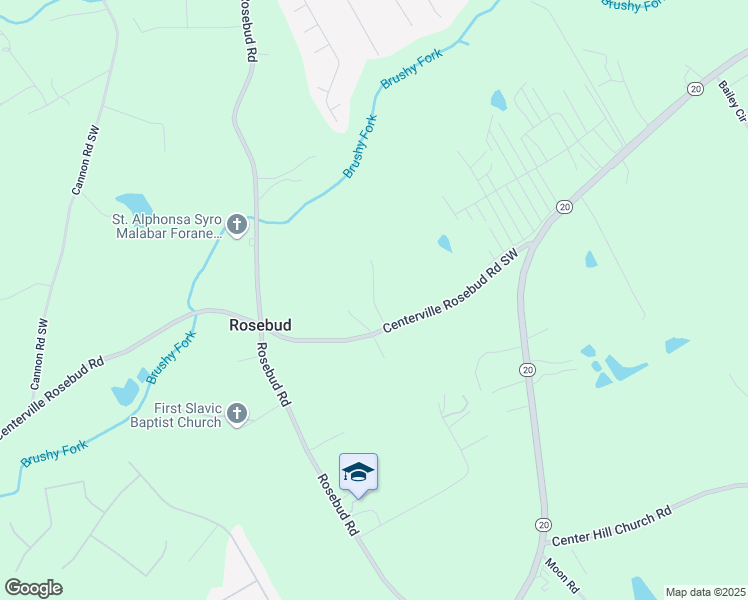 map of restaurants, bars, coffee shops, grocery stores, and more near Manor Way in Walton County