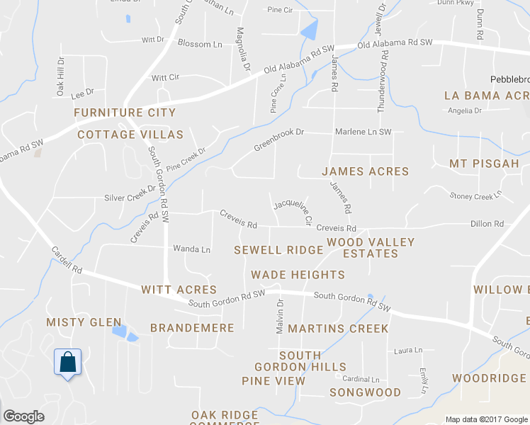 map of restaurants, bars, coffee shops, grocery stores, and more near 6344 Fitzgerald Lane in Austell