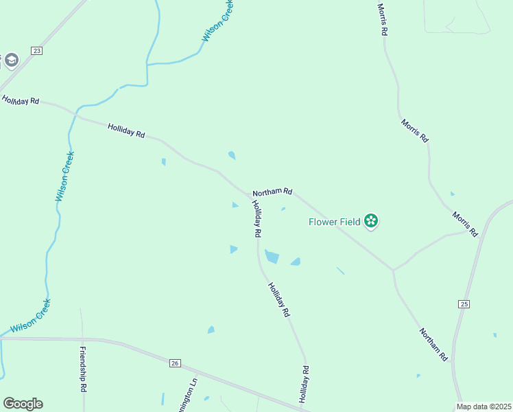 map of restaurants, bars, coffee shops, grocery stores, and more near 1315 Holliday Rd in Vernon