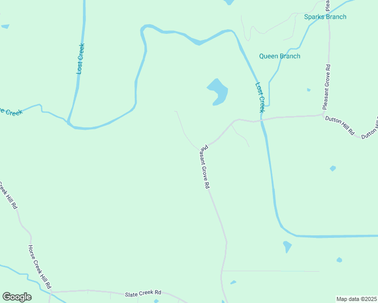 map of restaurants, bars, coffee shops, grocery stores, and more near 1850 Pleasant Grove Road in Oakman