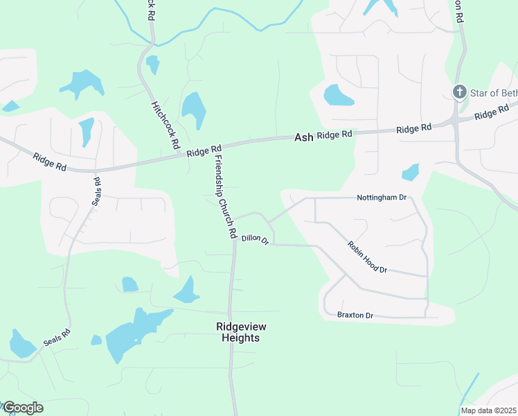 map of restaurants, bars, coffee shops, grocery stores, and more near 105 Sherwood Forest Drive in Douglasville