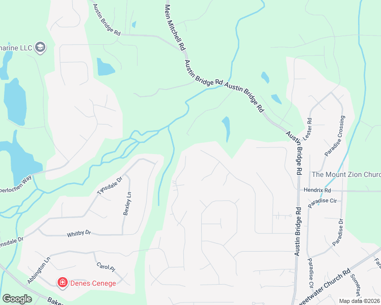 map of restaurants, bars, coffee shops, grocery stores, and more near 790 Bentonville Lane in Douglasville