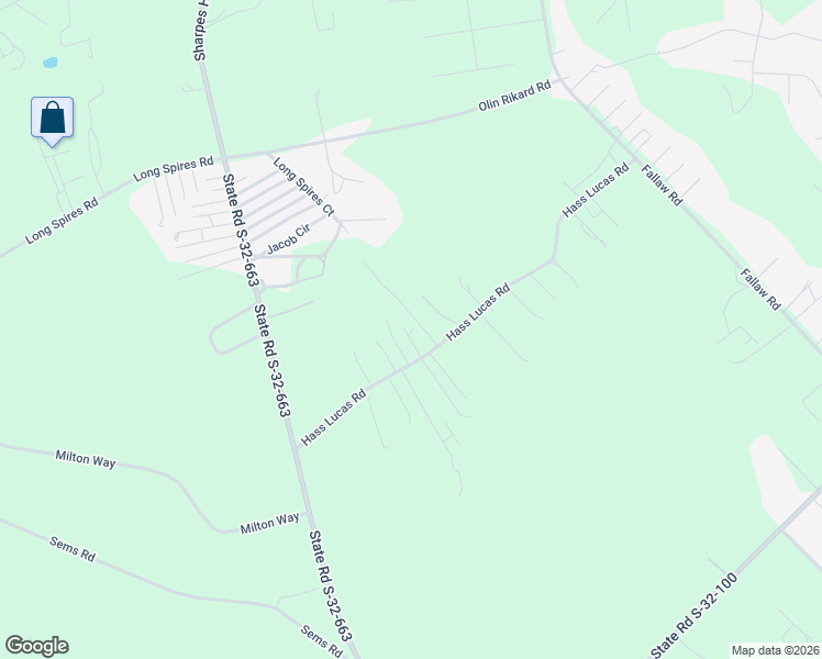 map of restaurants, bars, coffee shops, grocery stores, and more near 252 Hass Lucas Road in Gaston