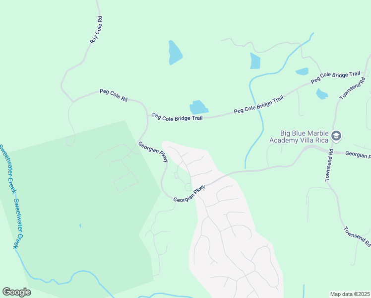 map of restaurants, bars, coffee shops, grocery stores, and more near 33 New Kent Court in Villa Rica