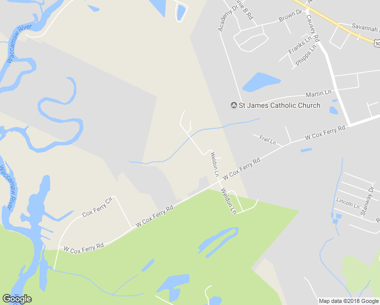 map of restaurants, bars, coffee shops, grocery stores, and more near 1605 Weldon Lane in Conway
