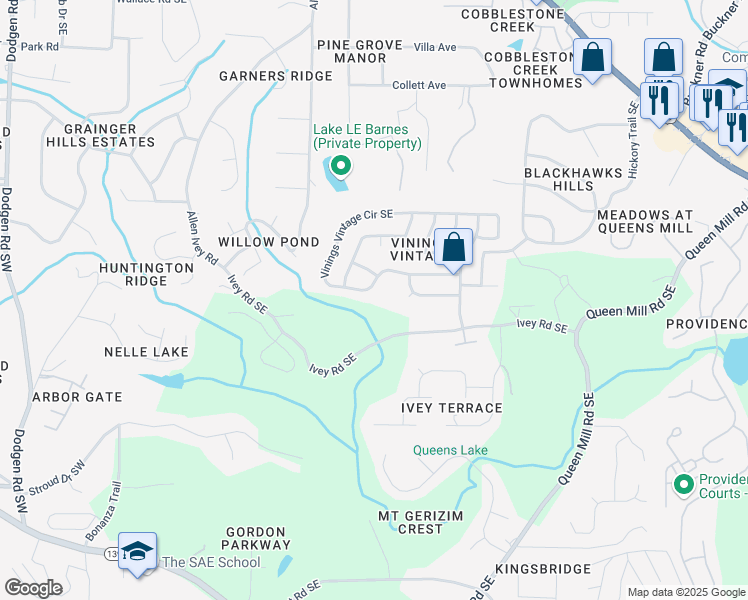 337 Vinings Vintage Circle Southeast, Mableton GA Walk Score
