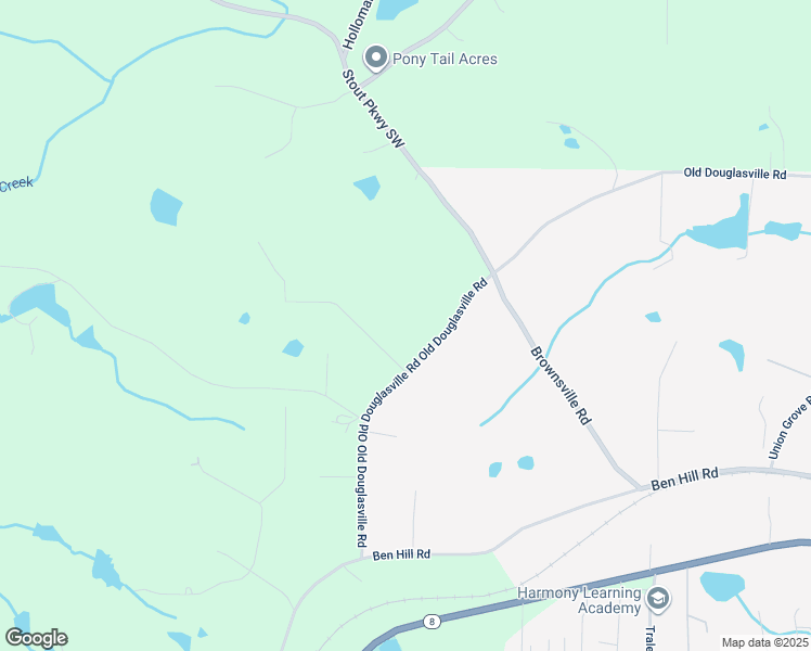 map of restaurants, bars, coffee shops, grocery stores, and more near 4911 Old Douglasville Road in Lithia Springs