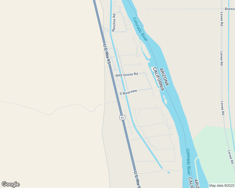 map of restaurants, bars, coffee shops, grocery stores, and more near 13000 U.S. 95 in Blythe