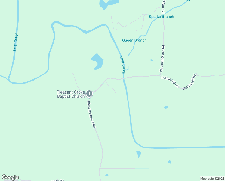map of restaurants, bars, coffee shops, grocery stores, and more near 1589 Pleasant Grove Road in Oakman