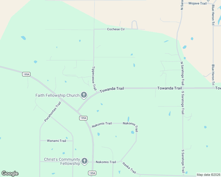 map of restaurants, bars, coffee shops, grocery stores, and more near 22345 Farm to Market 2393 in Wichita Falls