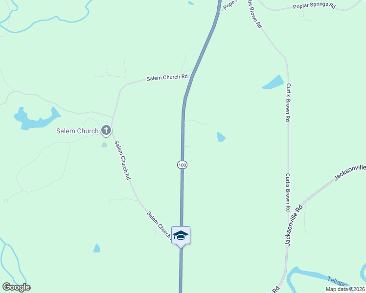 map of restaurants, bars, coffee shops, grocery stores, and more near 5749 Ga Highway in Tallapoosa