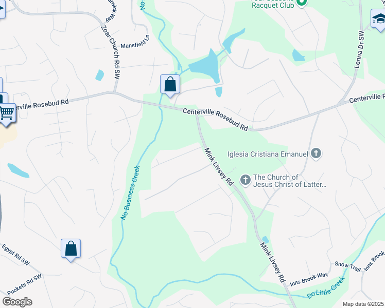 map of restaurants, bars, coffee shops, grocery stores, and more near 3510 Eagle Landing Drive in Snellville