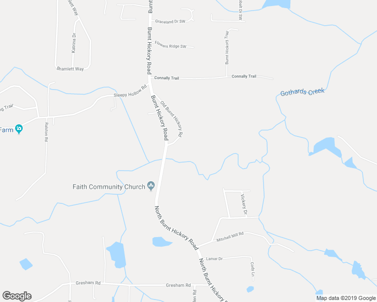 map of restaurants, bars, coffee shops, grocery stores, and more near 176 Old Burnt Hickory Road in Douglasville