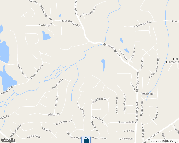 map of restaurants, bars, coffee shops, grocery stores, and more near 790 Bentonville Lane in Douglasville